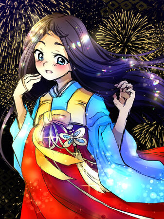 Half Body with Simple BG Half Body with Simple BG