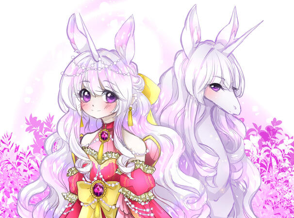 Half Body with Simple background + Additional Character Half Body with Simple background + Additional Character